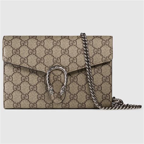 gucci dionysus gg supreme chain wallet review|gucci gg supreme web wallet.